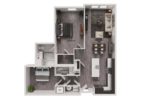 A-1 Floor Plan at The Franklin at Westfield, Westfield, NJ 07090